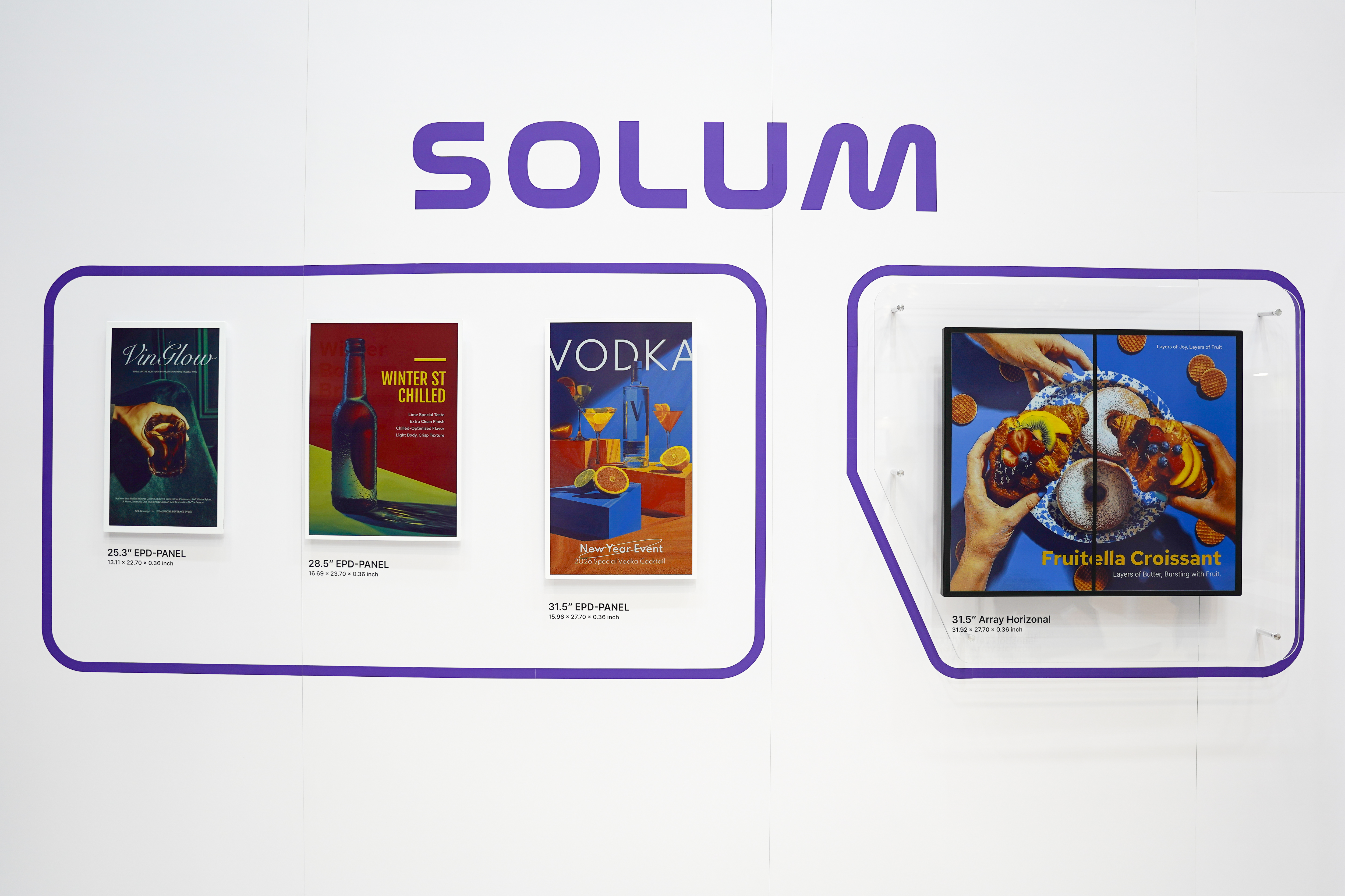 SOLUM Unveils Large-Format E-Paper Display Lineup at NRF 2026 "Evolving into a Global Retail Platform" 